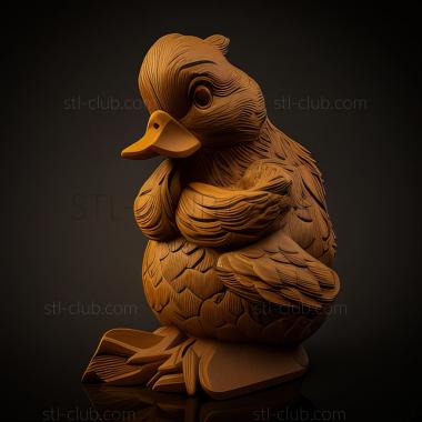 3D мадэль Так близко, но так далеко Kamonegis Sitting Duck (STL)